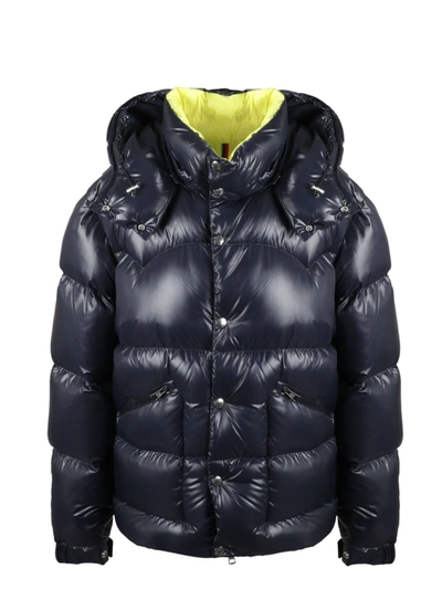 Shop Moncler Coutard Hooded Jacket In Navy