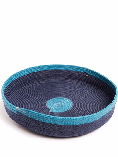 Shop Cassina Matam Two-tone Tray In Blue
