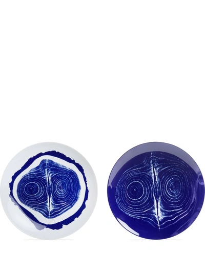 Cassina Tronc Set-of-two Decorative Plates In White