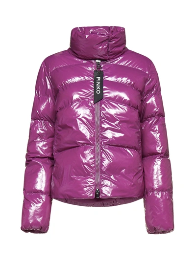 Shop Pinko Mirko 1 Down Jacket In Purple