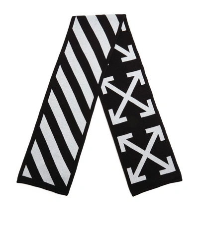 Shop Off-white Arrows Scarf In Black