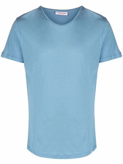 Shop Orlebar Brown Round Neck Short-sleeved T-shirt In Blau