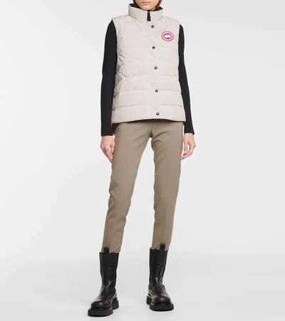 Canada Goose Freestyle Vest Down Jacket In Grey