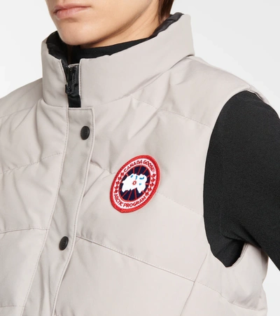 Canada Goose Freestyle Vest Down Jacket In Grey