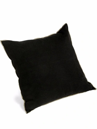 Shop Hay Square-shaped Cushion In Schwarz