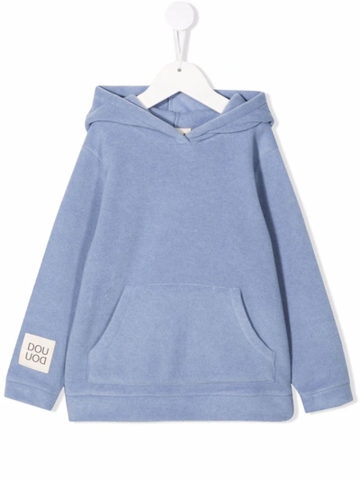Douuod Sweatshirt With Application In Blue
