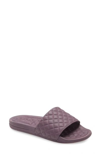 Shop Apl Athletic Propulsion Labs Lusso Quilted Slide Sandal In Moonscape