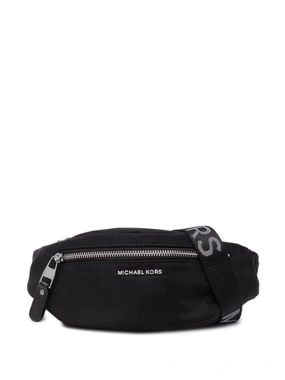 Shop Michael Kors Logo-embellished Belt Bags In Schwarz