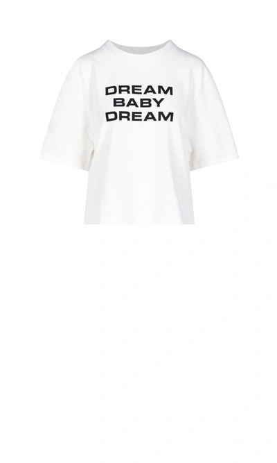 Shop Liberal Youth Ministry "dream Baby Dream" T-shirt In White