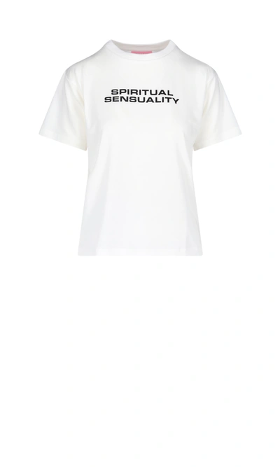 Shop Liberal Youth Ministry "spiritual Sensuality" T-shirt In White