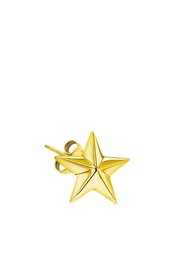 Shop True Rocks Star Stud Earring In Gold