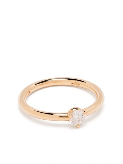 Shop Loyal.e Paris 18kt Recycled Yellow Gold Diamond Solitaire Ring