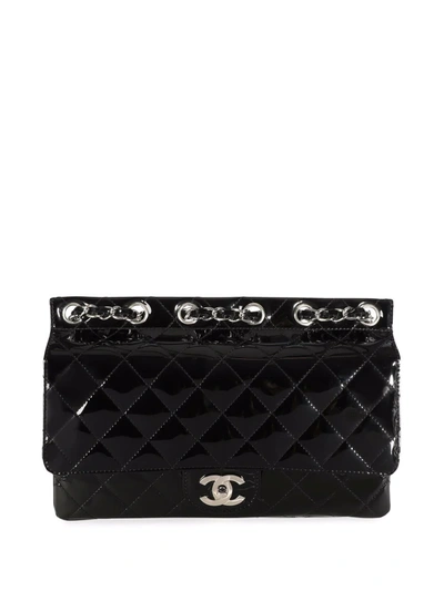 Pre-owned Chanel Supermodel Diamond-quilted Shoulder Bag In Black