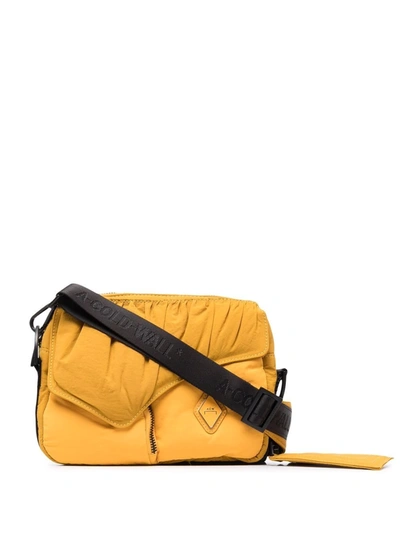 Shop A-cold-wall* Shale Padded Envelope Bag In Yellow