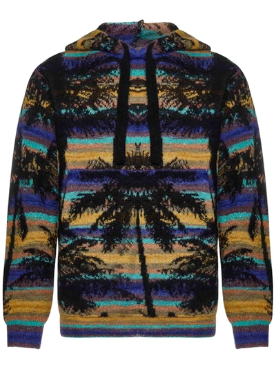 Shop Laneus Sweaters In Nero Multicolor