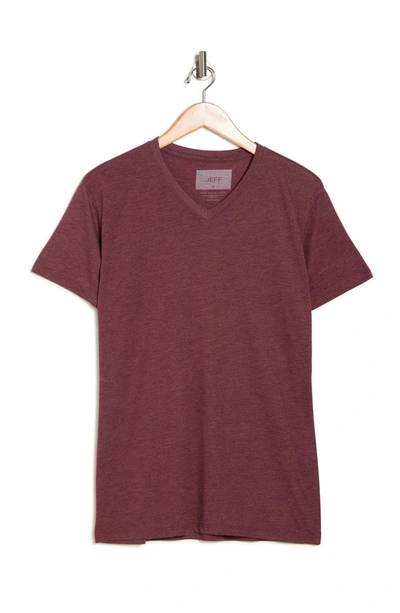 Shop Jeff Brooklyn Crew Neck T-shirt In Eggplant