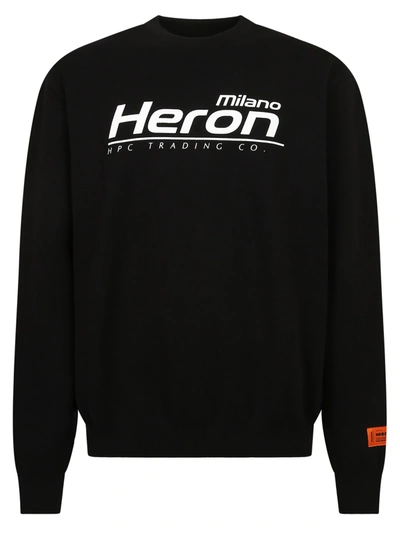 Shop Heron Preston Branded Sweatshirt In Black