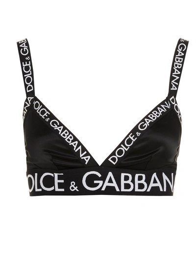 Shop Dolce & Gabbana Bra In Black