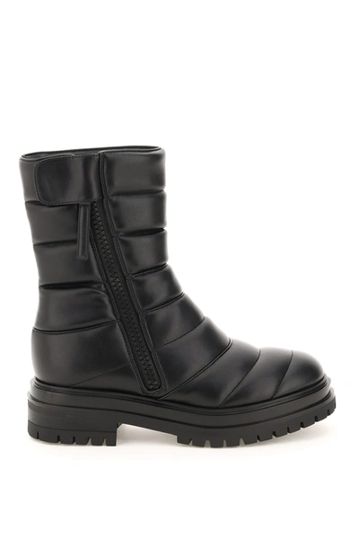 Shop Gianvito Rossi Padded Eiko Ankle Boot In Black (black)