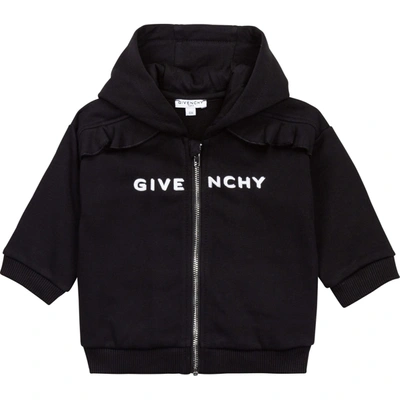 Shop Givenchy Sweatshirt With Zip In Black
