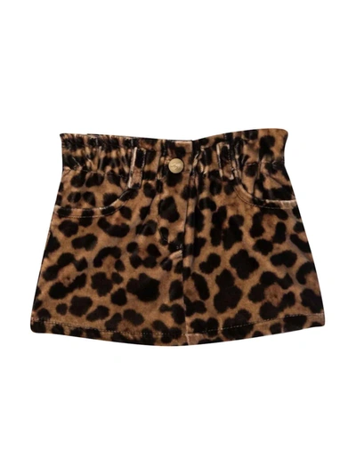 Shop Fay Newborn Skirt In Animalier