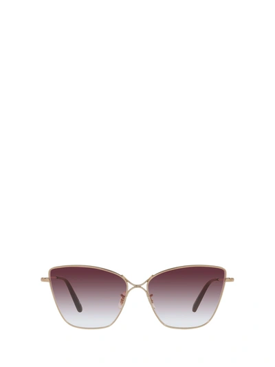 Shop Oliver Peoples Ov1288s Rose Gold Sunglasses