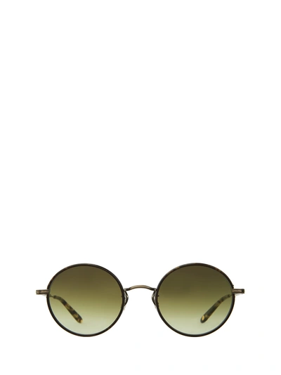 Shop Garrett Leight Fonda Sun Bourbon In Bourbon - Brushed Gold