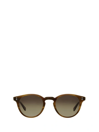 Garrett Leight Clement Sun Saddle Tortoise/pure Brown Sunglasses In Saddle Tortoise