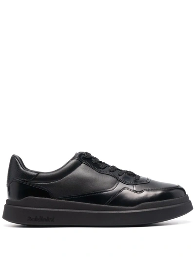 Shop Baldinini Low-top Abrasiva Sneakers In Black