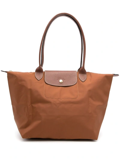 Longchamp Le Pliage Original Tote Bag In Braun | ModeSens