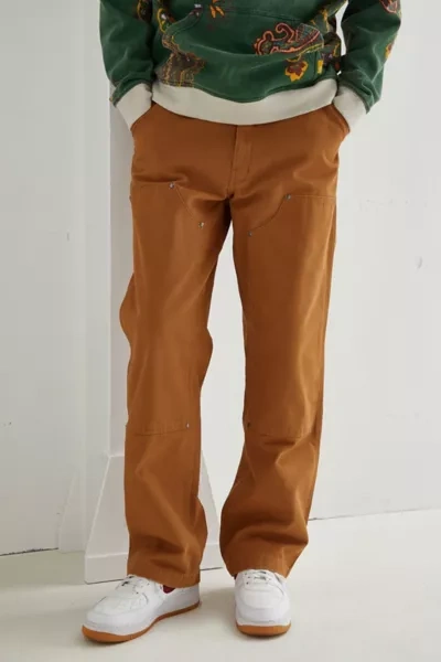 Shop Dickies Duck Canvas Double Knee Work Pant In Tan At Urban Outfitters
