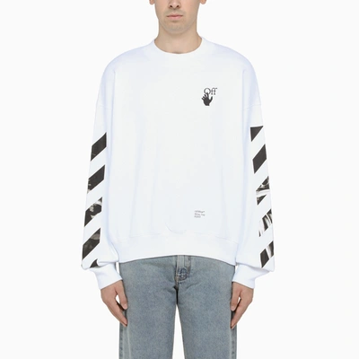 Shop Off-white White And Black Arrows Sweatshirt