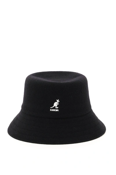 Shop Msgm Kangol X  Bucket Hat In Black