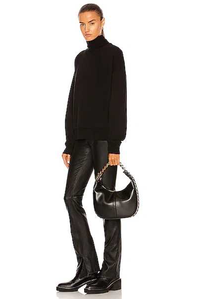 Shop Stella Mccartney Small Chain Shoulder Bag In Black