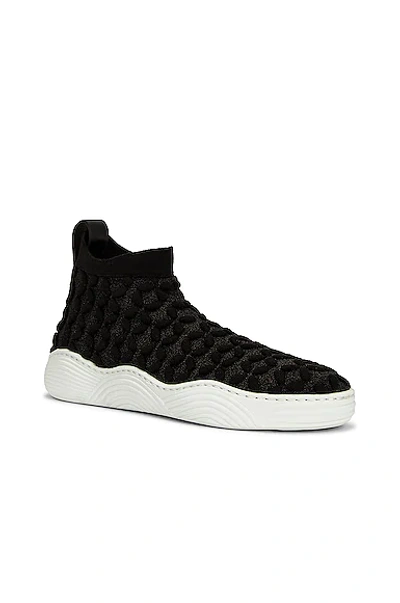 Alaïa Petal Sneakers In Noir