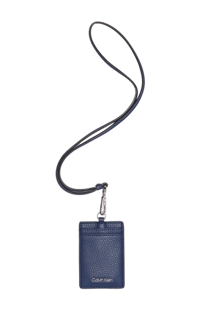 Calvin Klein Rocky Road Lanyard In Cobalt | ModeSens