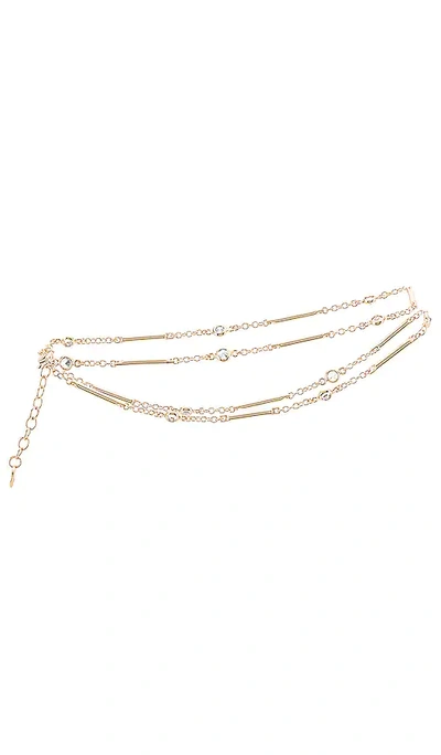 Shop Lili Claspe Hanalei Anklet In Yellow Gold