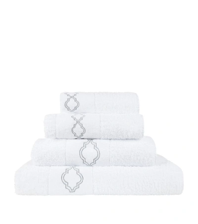 Shop Abyss & Habidecor Chanti Guest Towel (40cm X 75cm) In Silver