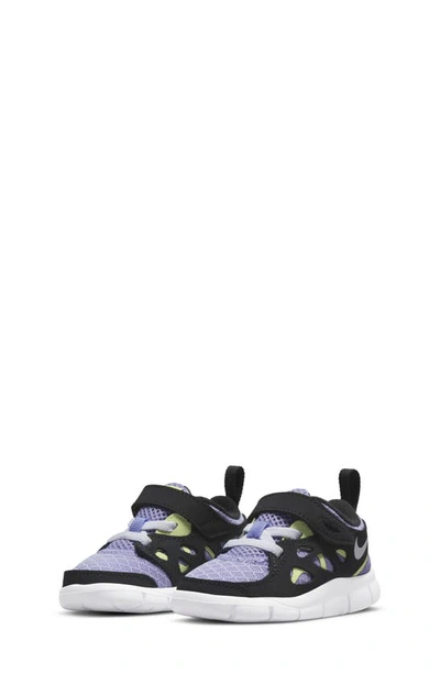 Shop Nike Free Run 2 Sneaker In Purple/ Silver/ Off Noir