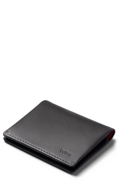 Shop Bellroy Slim Sleeve Wallet In Charcoal Tangelo