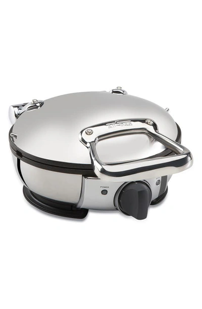 All-clad Classic Round Waffle Maker In Silver