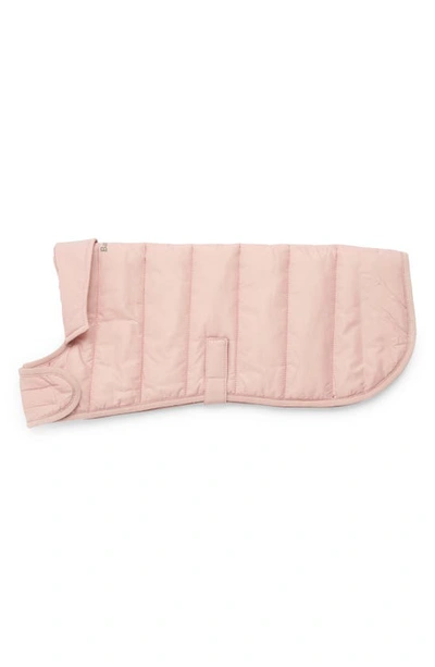 Shop Barbour Quilted Dog Coat In Blusher