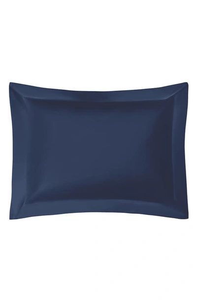 Matouk Elliot Standard Sham In Navy