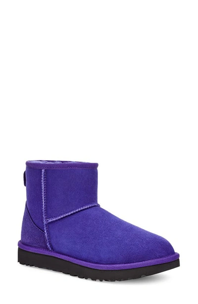 Shop Ugg (r)  Classic Mini Ii Genuine Shearling Lined Boot In Violet Night Marble