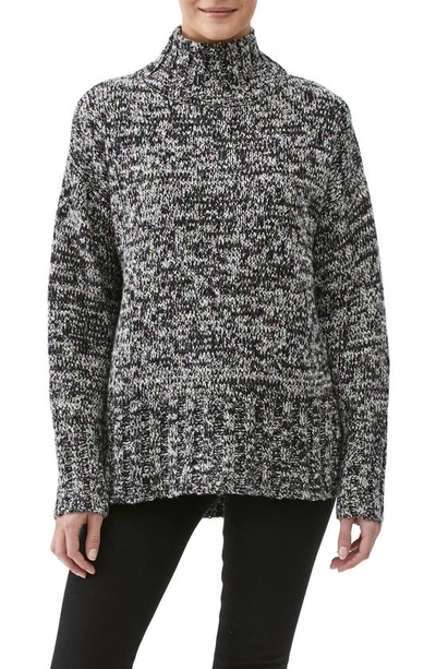Shop Michael Stars Tess Turtleneck Sweater In Black Combo