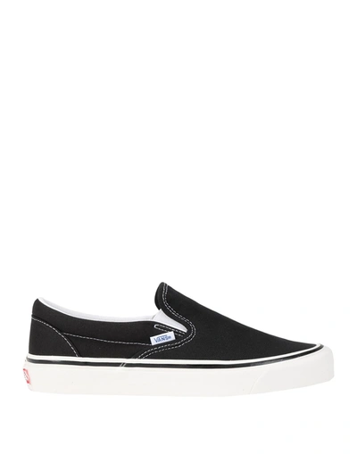 Vans Ua Classic Slip-on 98 Dx Woman Sneakers Black Size 8 Textile Fibers In Black