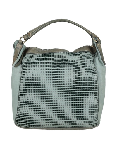 Shop Caterina Lucchi Handbags In Light Green