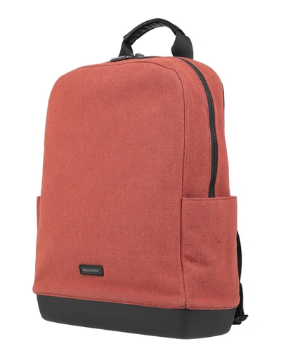 Shop Moleskine Backpacks In Rust