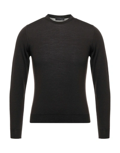 Shop Drumohr Sweaters In Dark Brown