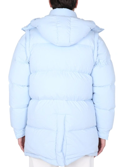 Shop Sunnei X Eleonora Bonucci "puffy" Down Jacket Unisex In Azure